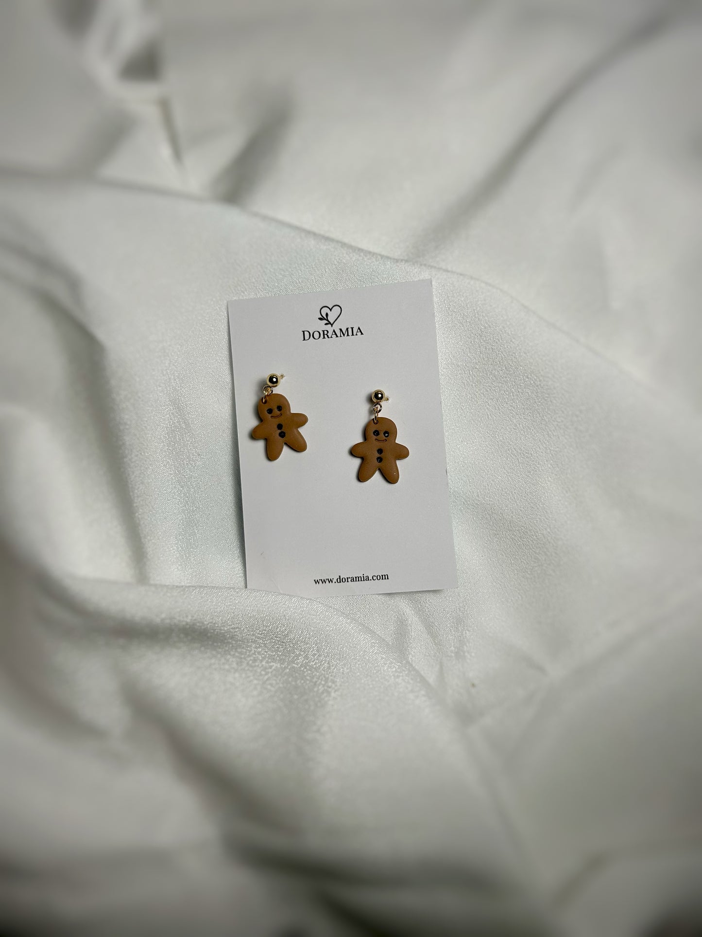 Cercei turtă dulce din lut polimeric lucrați manual