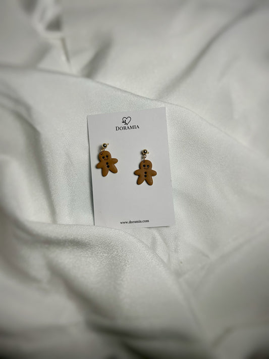 Cercei turtă dulce din lut polimeric lucrați manual