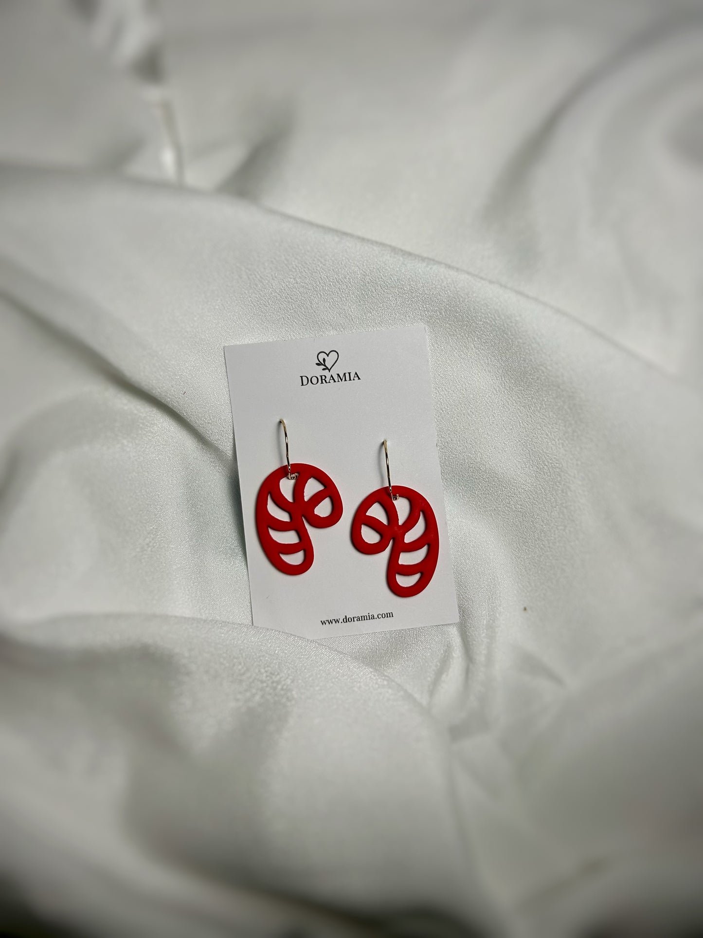 Cercei acadea din lut polimeric lucrați manual