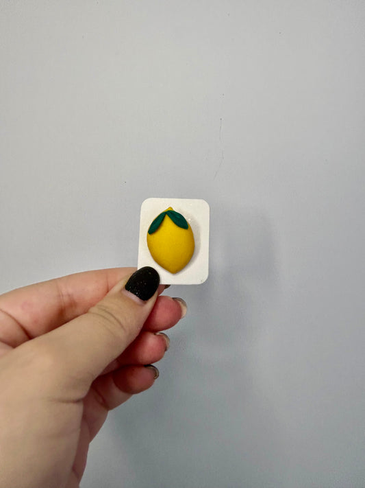 Pin lămâie din lut polimeric lucrat manual