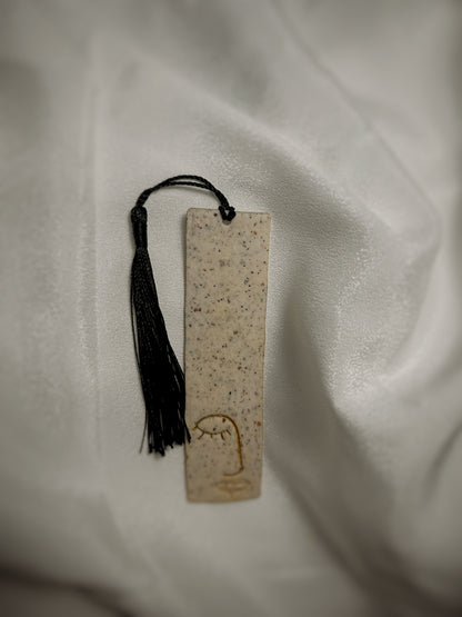 Semn de carte biblioteca din lut polimeric lucrat manual