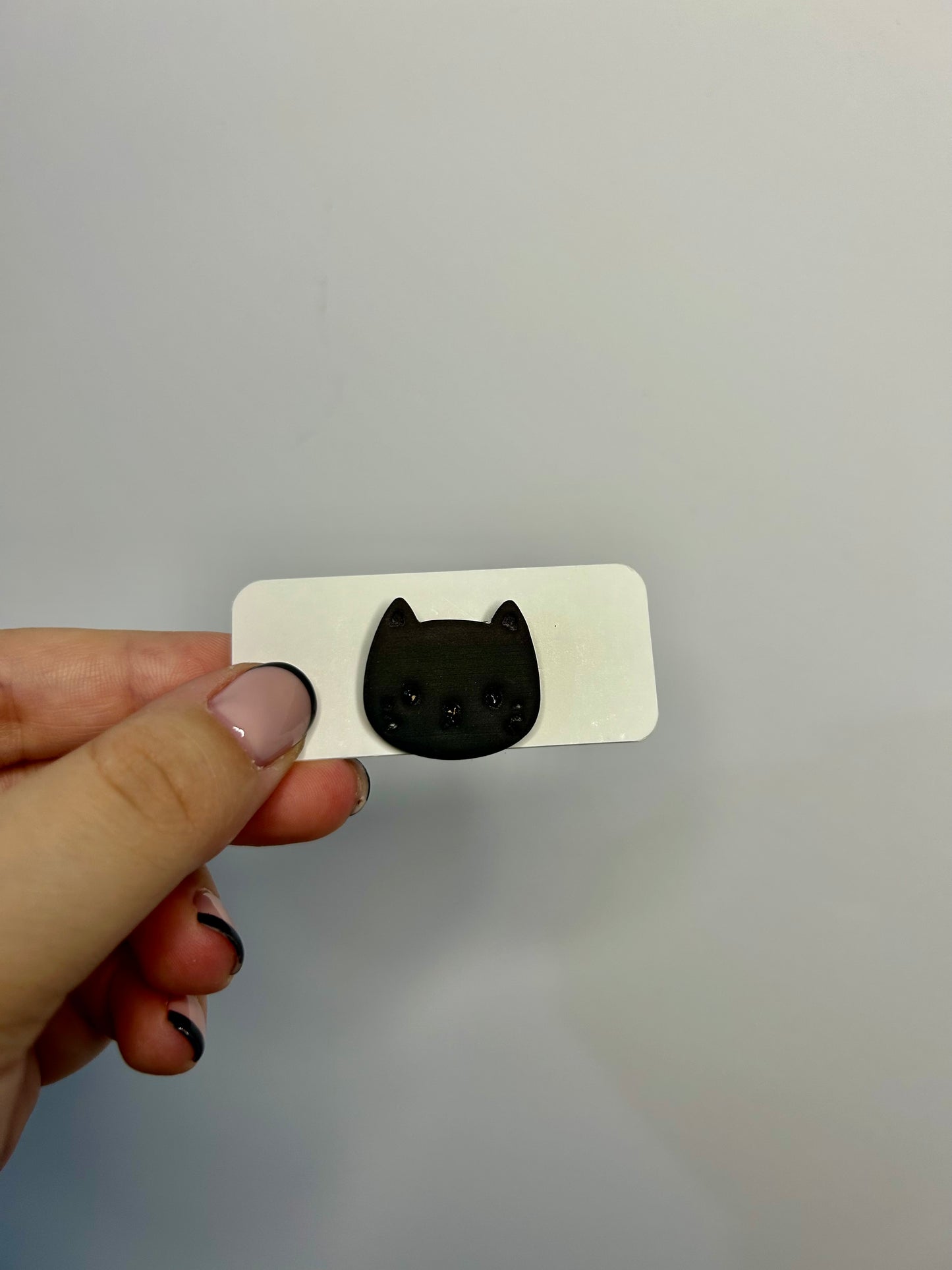 Pin pisică din lut polimeric lucrat manual