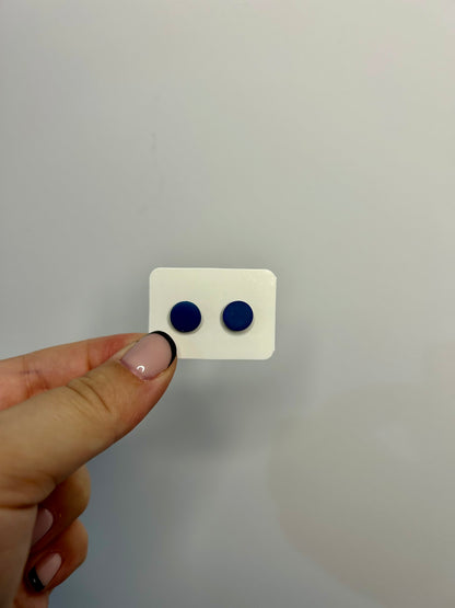 Cercei mini rotund din lut polimeric lucrați manual