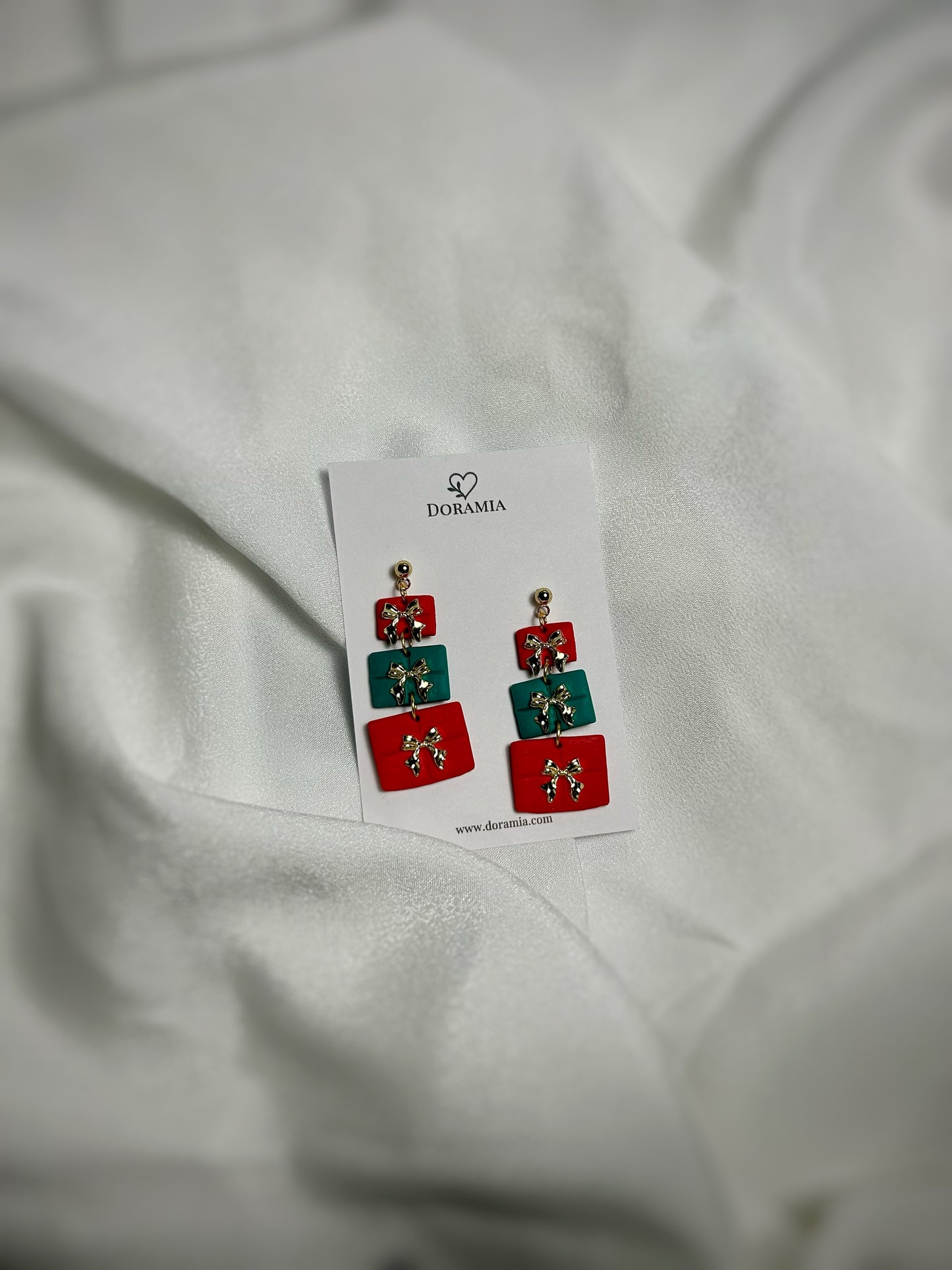 Cercei cadouri din lut polimeric lucrați manual