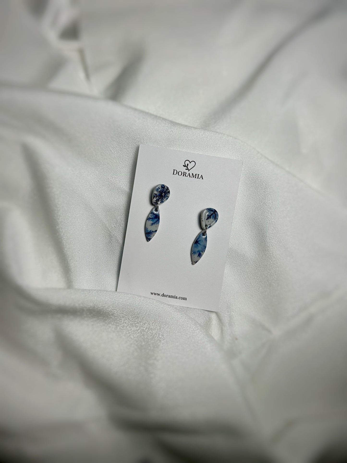 Cercei stropi din lut polimeric lucrați manual